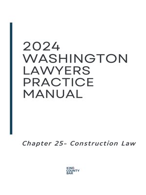 cover image of 2024-25 Washington Lawyers Practice Manual Chapter 25